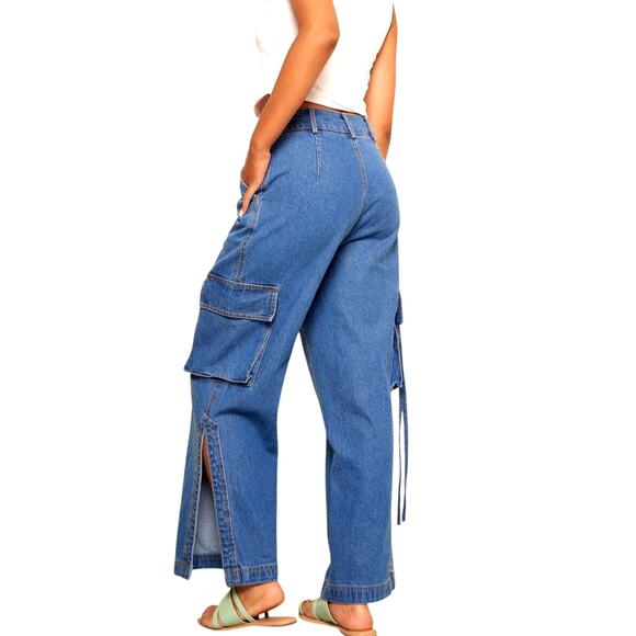 Style Junkie – Denim Cargo Pants – Size 4 (XS) - Picture 8 of 8